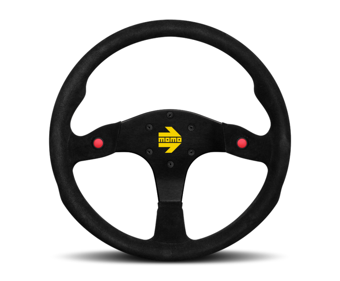 Momo MOD80 Steering Wheel 350 mm -  Black Suede/Black Spokes