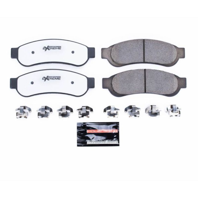 Load image into Gallery viewer, Power Stop 10-12 Ford F-250 Super Duty Rear Z36 Truck &amp; Tow Brake Pads w/Hardware
