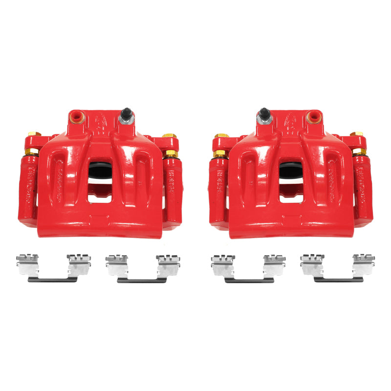 Load image into Gallery viewer, Power Stop 12-17 Chrysler 300 Front Red Calipers w/Brackets - Pair
