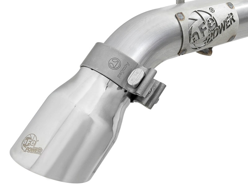 Load image into Gallery viewer, aFe MACH Force-Xp Axle-Back Exhaust System w/Polished Tip 18-20 Jeep Wrangler L4-2.0T / V6-3.6L
