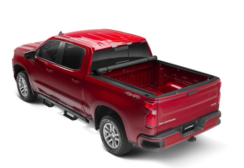 Load image into Gallery viewer, Lund 15-17 Chevy Colorado (5ft. Bed) Genesis Elite Roll Up Tonneau Cover - Black
