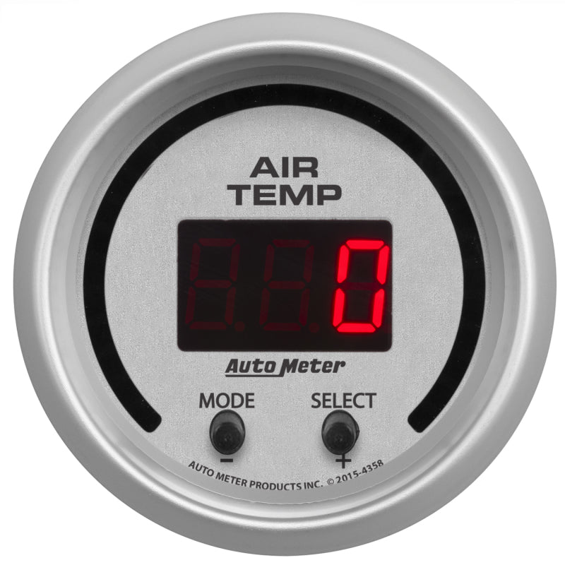 Load image into Gallery viewer, Autometer Ultra-Lite 2-1/16in 0-300 Degree F Dual Air Temp Gauge
