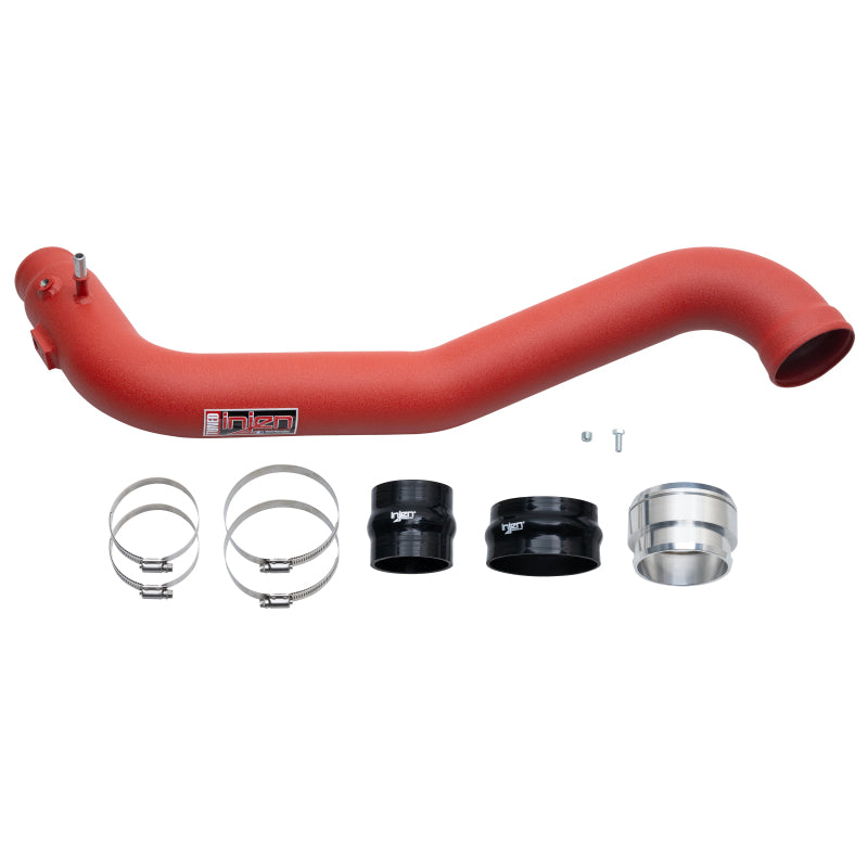 Load image into Gallery viewer, Injen 15-20 Ford F150 2.7L V6 (tt) Aluminum Intercooler Piping Kit - Wrinkle Red
