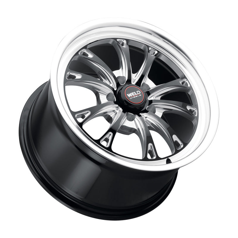 Load image into Gallery viewer, Weld S157 17X10 Belmont Drag 5X112 ET40 BS7.1 Gloss Black MIL Dia 78.1
