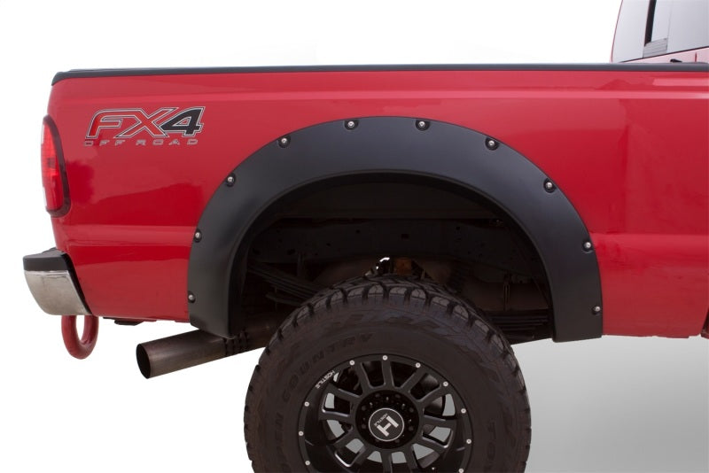 Load image into Gallery viewer, Bushwacker 11-16 Ford F-250 Super Duty Cutout Style Flares 4pc - Black
