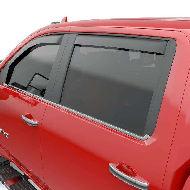 Load image into Gallery viewer, EGR 2019 Chevy 1500 Crew Cab In-Channel Window Visors - Matte Black
