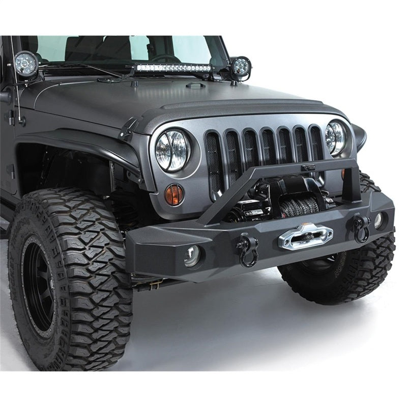 Load image into Gallery viewer, Rampage 2007-2018 Jeep Wrangler(JK) Trailguard Front Bumper - Black
