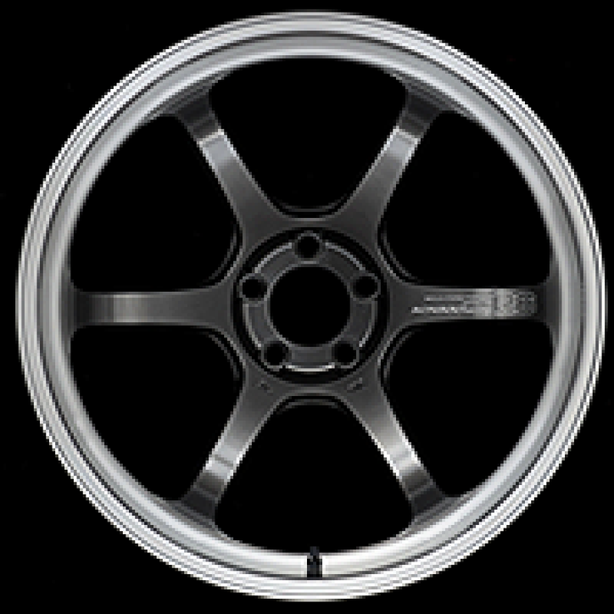 Advan R6 20x9.5 +35mm 5-114.3 Machining & Racing Hyper Black Wheel