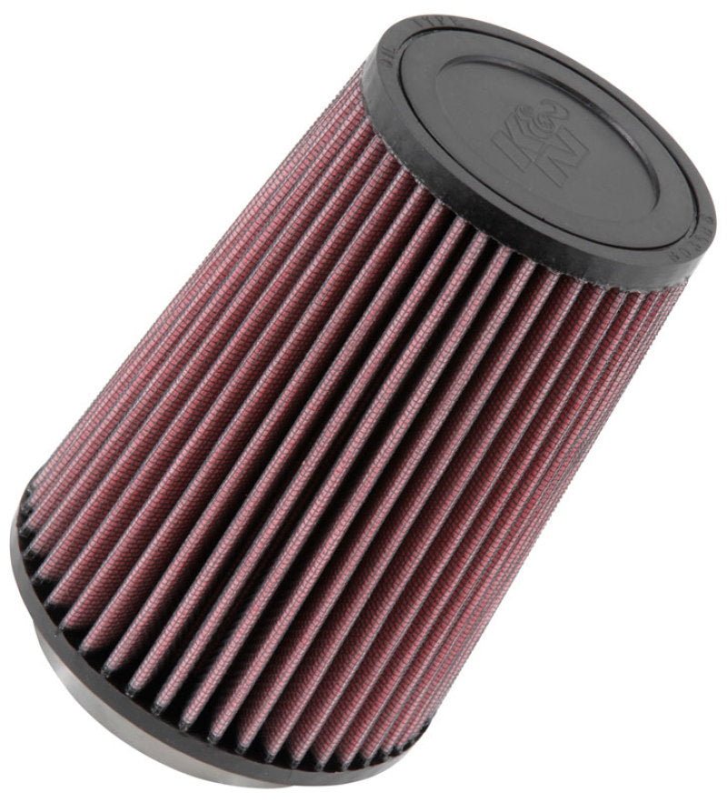 Load image into Gallery viewer, K&amp;N Universal Rubber Filter Round Tprd 3.313in Flange ID x 4.75in Base OD x 3.5in Top OD x 6.5in H
