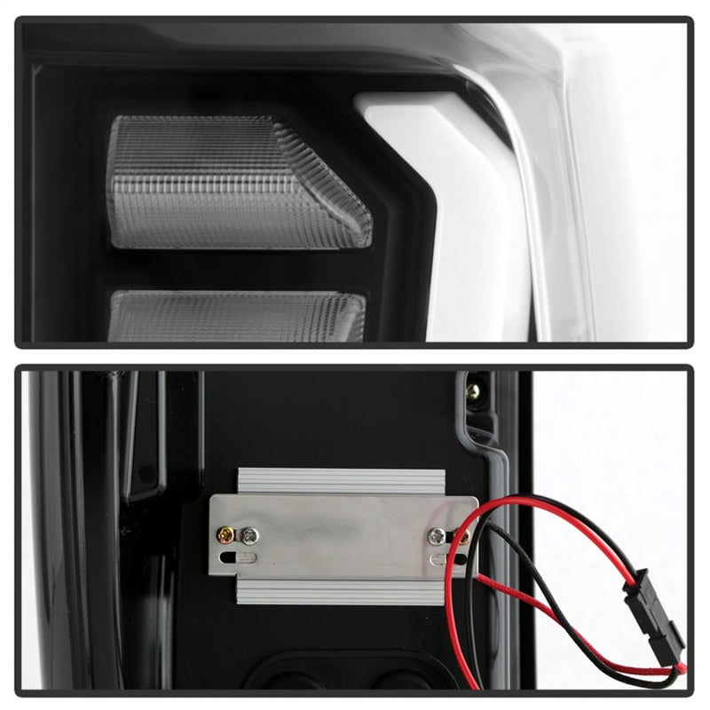 Load image into Gallery viewer, Spyder GMC Sierra 19-20 Incandescent Bulb Model Only LED Tail Lights - Black ALT-YD-GS19-LED-BK
