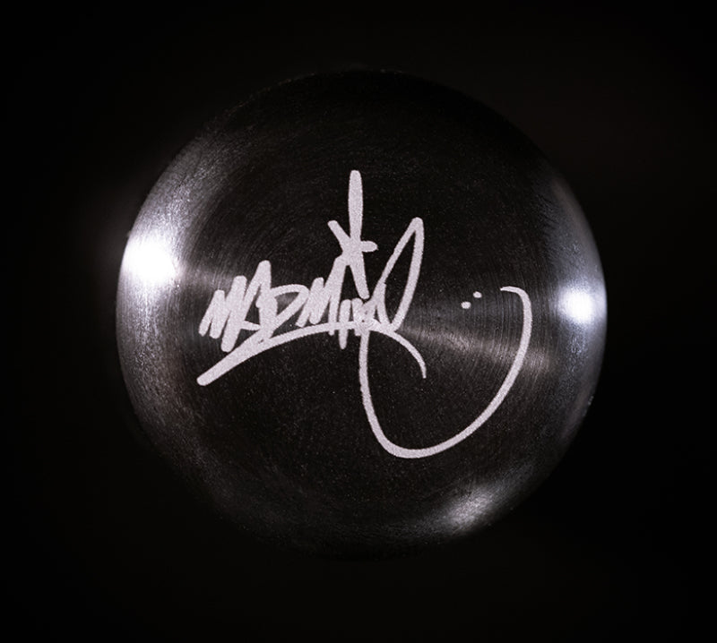 Load image into Gallery viewer, NRG Universal Shift Knob - Heavy Weight - Mad Mike Signature Short Shifter - Black Chrome
