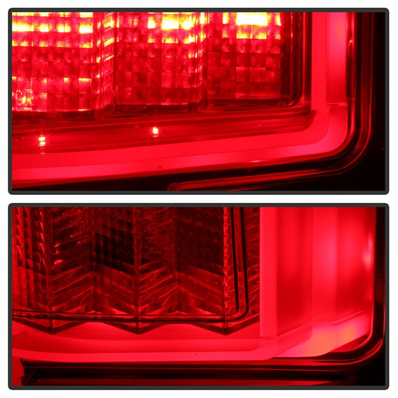 Load image into Gallery viewer, Spyder 18-19 Ford F-150 (w/o Blind Spot Sensor) LED Tail Lights - Red Clear (ALT-YD-FF15018-LED-RC)
