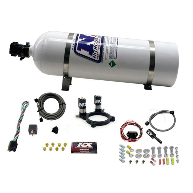 Load image into Gallery viewer, Nitrous Express Ford 3.5L/3.7L V6 Nitrous Plate Kit w/15lb Bottle
