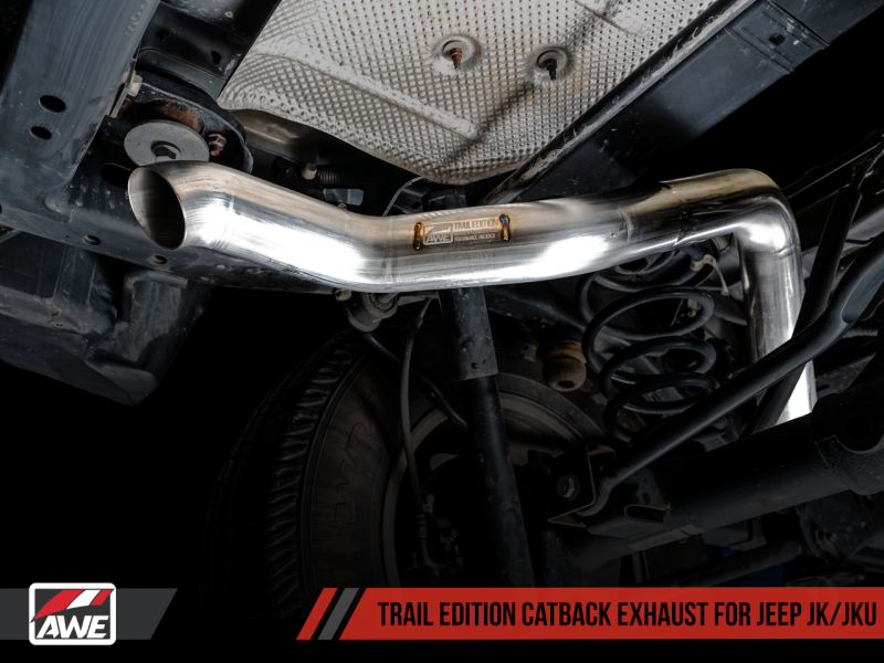 Load image into Gallery viewer, AWE Tuning 07-18 Jeep Wrangler JK/JKU 3.6L Trail Edition Cat-Back Exhaust
