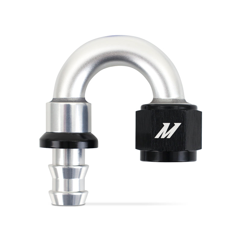 Load image into Gallery viewer, Mishimoto 180 Degree Push Lock Fitting - 8AN

