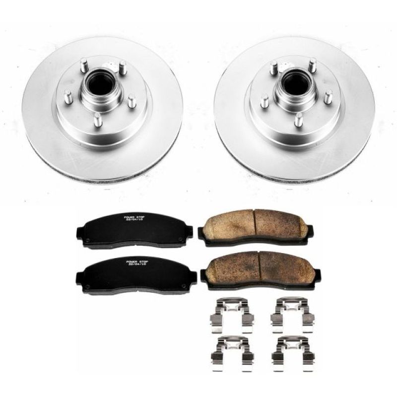 Load image into Gallery viewer, Power Stop 03-09 Ford Ranger Front Z17 Evolution Geomet Coated Brake Kit
