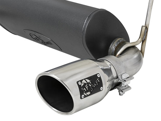 aFe Rebel Series 2.5in 304 SS Cat-Back Exhaust w/ Polished Tips 2018+ Jeep Wrangler (JL) V6 3.6L