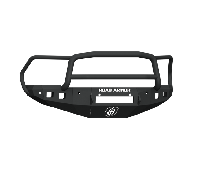 Road Armor 16-18 Ram 2500 Stealth Front Bumper w/Lonestar Guard/6 Sensor Holes - Tex Blk