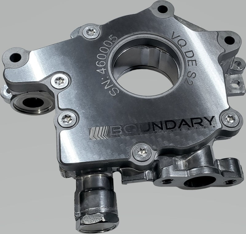 Load image into Gallery viewer, Boundary Nissan VQ 3.5L DE Oil Pump Assembly w/Billet Back Plate
