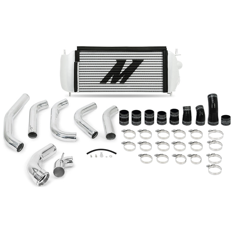Load image into Gallery viewer, Mishimoto 15-16 Ford F-150 EcoBoost 3.5L Silver Performance Intercooler Kit w/ Polished Pipes
