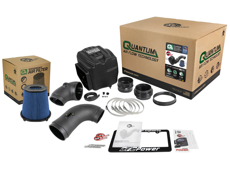 Load image into Gallery viewer, aFe Quantum Pro 5R Cold Air Intake System 08-10 GM/Chevy Duramax V8-6.6L LMM - Oiled

