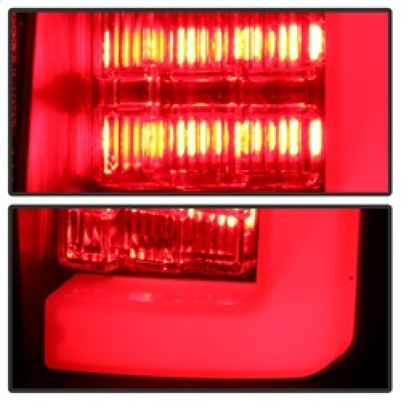 Load image into Gallery viewer, Spyder 09-14 Ford F150 V2 Light Bar LED Tail Lights - Black (ALT-YD-FF15009V2-LBLED-BK)
