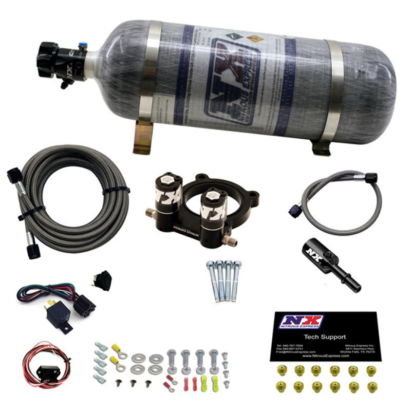 Load image into Gallery viewer, Nitrous Express Ford 2.3L Ecoboost Nitrous Plate Kit w/12lb Bottle
