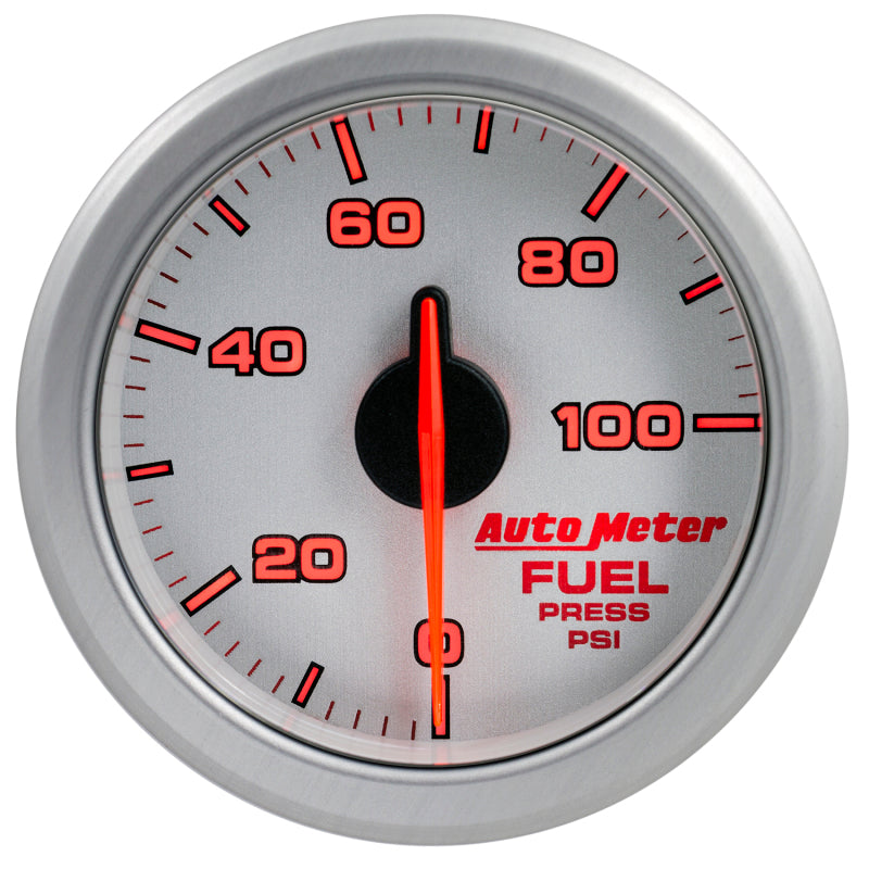 Load image into Gallery viewer, Autometer Airdrive 2-1/6in Fuel Pressure Gauge 0-100 PSI - Silver
