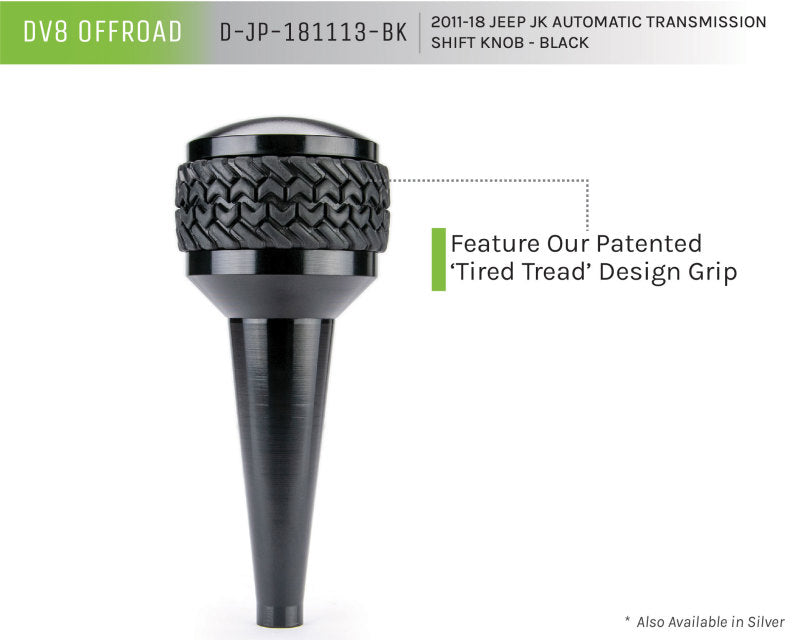 Load image into Gallery viewer, DV8 Offroad 2011-2018 Jeep JK Shift Knob Automatic Black

