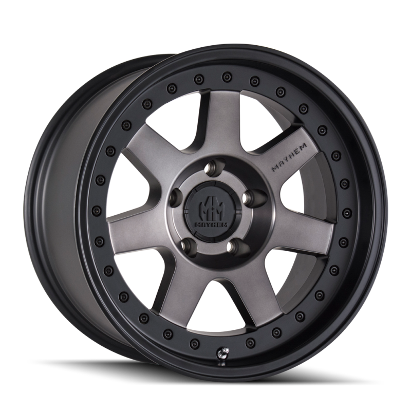 Load image into Gallery viewer, Mayhem 8300 Prodigy 20x9 / 8x180 BP / 0mm Offset / 130.8mm Hub Matte Black w/ Dark Tint Wheel
