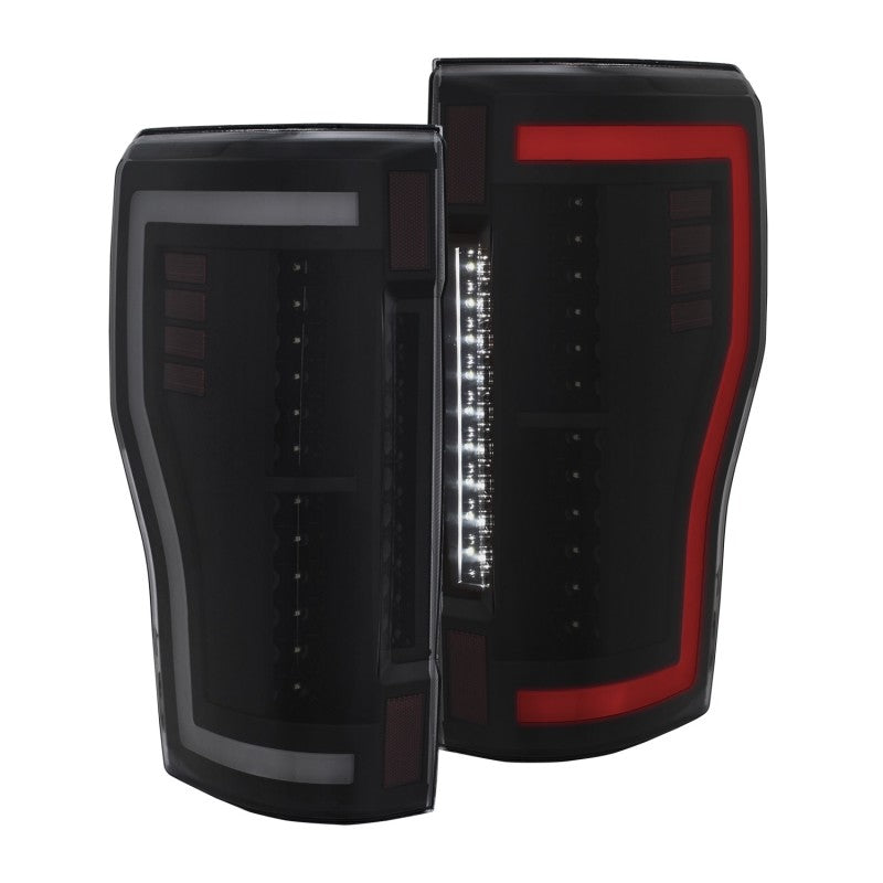 Load image into Gallery viewer, ANZO 2017+ Ford F-250 LED Taillights - Black/Smoke
