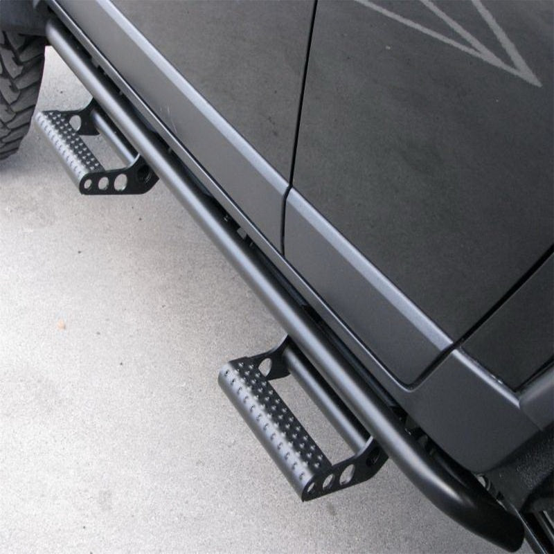Load image into Gallery viewer, N-Fab RKR Step System 15-17 Ford F-150 SuperCrew - Tex. Black - 1.75in
