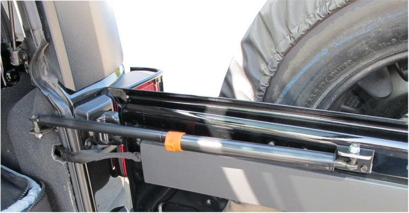 Load image into Gallery viewer, Rampage 2007-2010 Jeep Wrangler(JK) Rear Door Heavy Duty Gas Strut - Black
