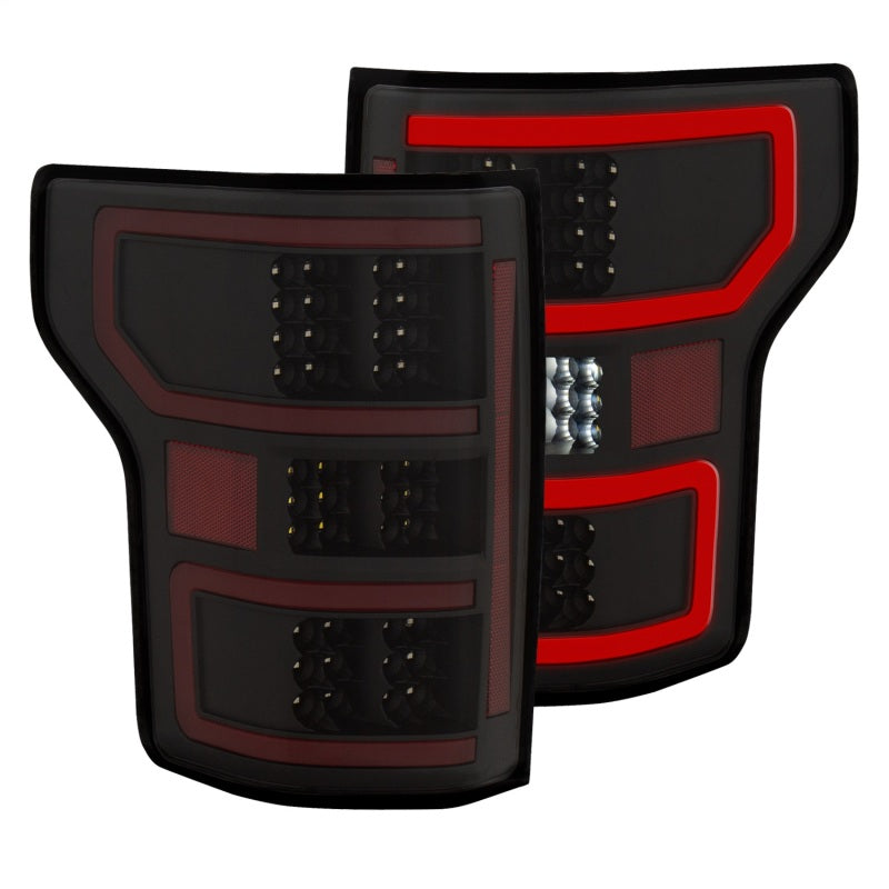 Load image into Gallery viewer, ANZO 18-19 Ford F-150 LED Taillights Black
