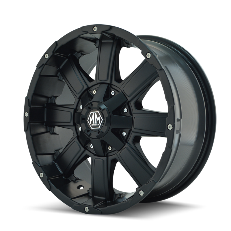 Load image into Gallery viewer, Mayhem 8030 Chaos 18x9 / 5x127 BP / 18mm Offset / 87mm Hub Matte Black Wheel
