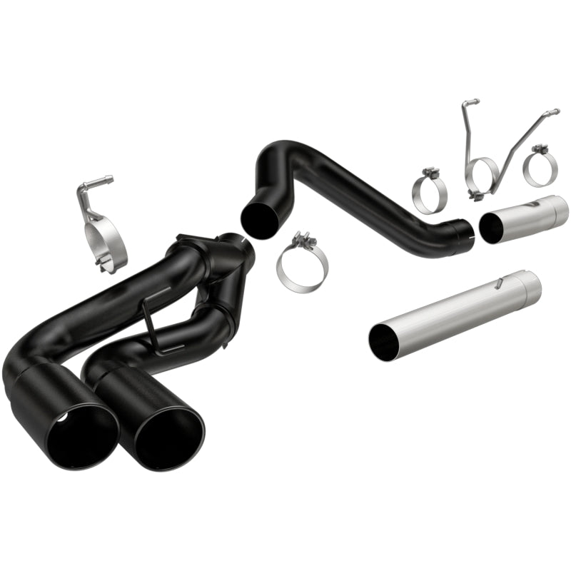 Load image into Gallery viewer, MagnaFlow 07-17 Dodge Ram 2500/3500 6.7L DPF-Back Black 4in Dual Single Passenger Side Rear Exit
