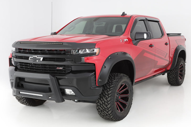 Load image into Gallery viewer, Bushwacker 19-21 Chevrolet Silverado 1500 Pocket Style Flares 4pc - Black
