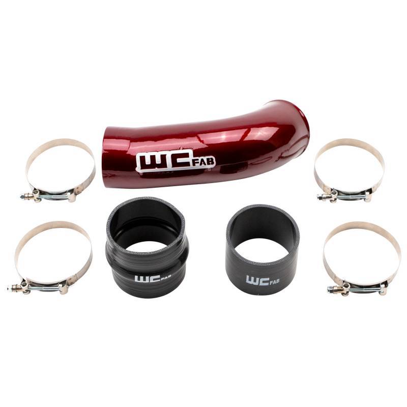 Load image into Gallery viewer, Wehrli 2020-2024 Chevrolet 6.6L L5P Duramax 4in Intake Pipe (Use w/OEM Air Box) - Fine Texture Black
