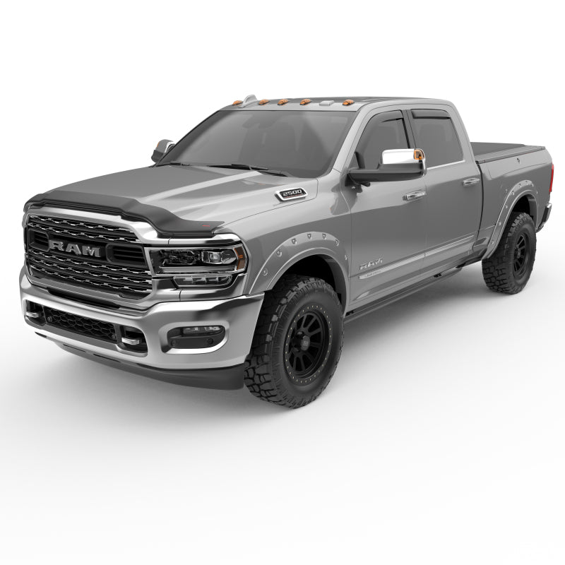 Load image into Gallery viewer, EGR 19-23 Ram 2500/3500 In-Channel Window Visors Front/Rear Set Matte Black Crew Cab
