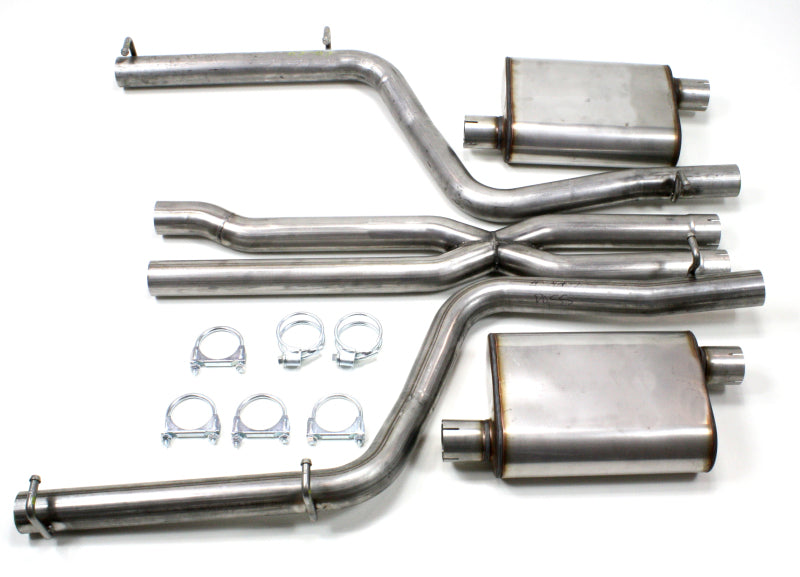 Load image into Gallery viewer, JBA 11-14 Chrysler/Dodge Cars 5.7L 409SS Dual Rear Exit Cat-Back Exhaust
