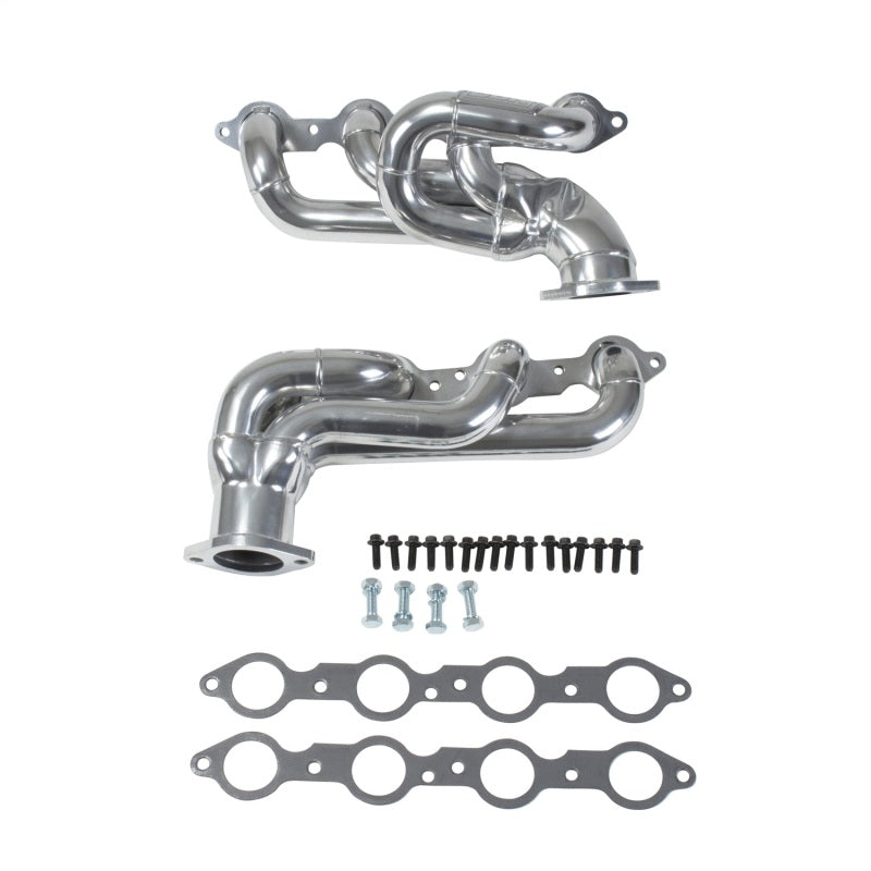 Load image into Gallery viewer, BBK 10-15 Camaro LS3 L99 Shorty Tuned Length Exhaust Headers - 1-3/4 Silver Ceramic
