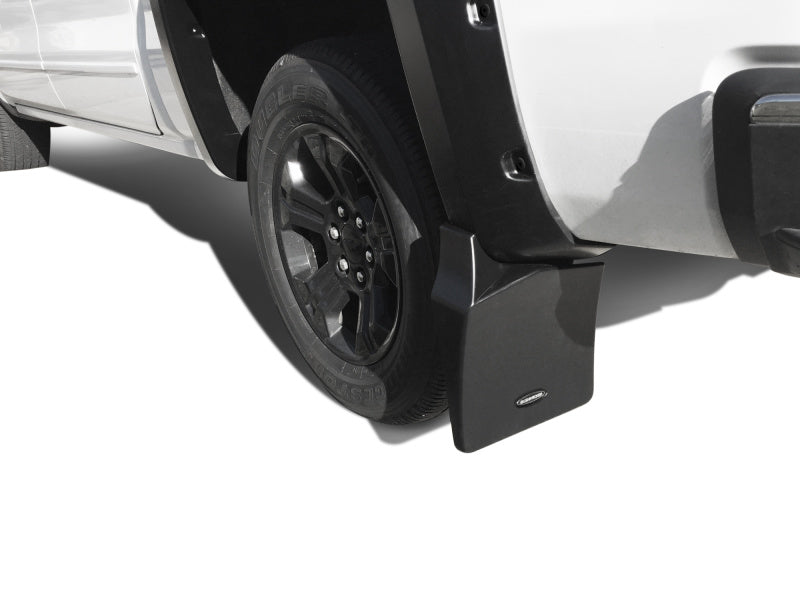 Load image into Gallery viewer, Bushwacker 14-18 Chevrolet Silverado 1500 Trail Armor Rear Mud Flaps (Fits Pocket Style Flares)
