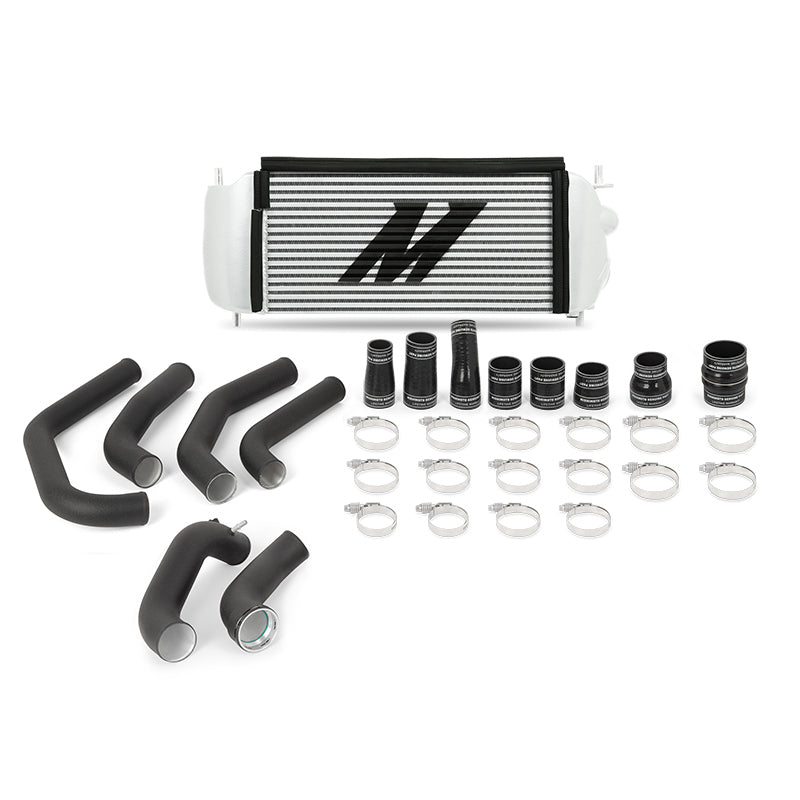 Load image into Gallery viewer, Mishimoto 15-17 Ford F-150 2.7L EcoBoost Silver Performance Intercooler Kit w/ Black Pipes
