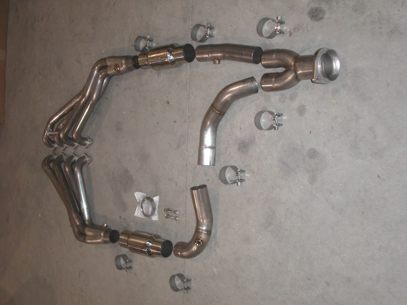 Load image into Gallery viewer, Stainless Works Chevy/GMC Truck 1999-02 Headers 2WD with Converters
