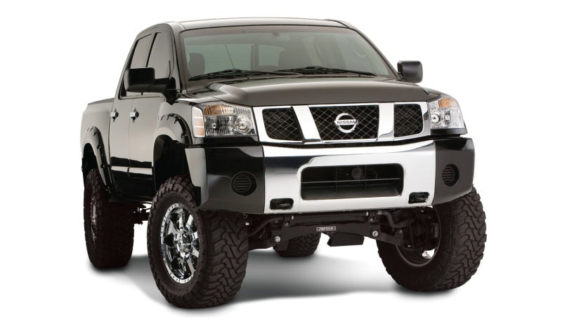 Load image into Gallery viewer, Bushwacker 04-15 Nissan Titan Pocket Style Flares 4pc 67.1/78.9/84/96in - Black
