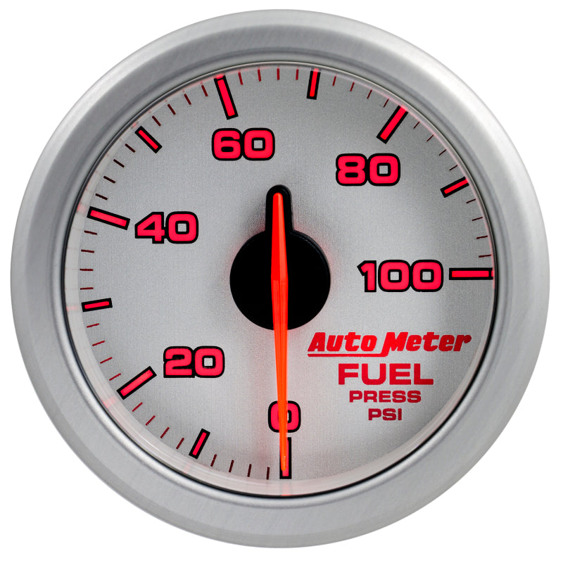 Load image into Gallery viewer, Autometer Airdrive 2-1/6in Fuel Pressure Gauge 0-100 PSI - Silver
