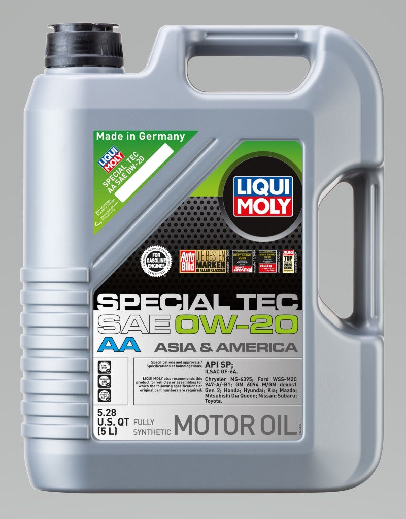 Load image into Gallery viewer, LIQUI MOLY 5L Special Tec AA Motor Oil SAE 0W20
