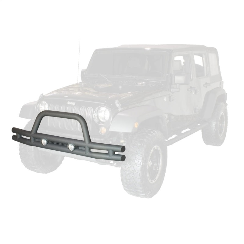 Load image into Gallery viewer, Rugged Ridge 3in Double Tube Front Bumper 07-18 Jeep Wrangler
