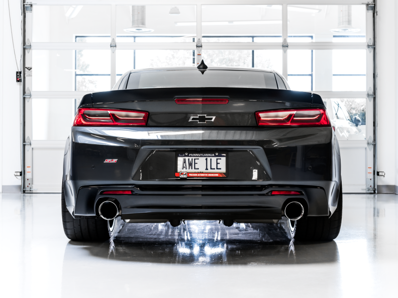 Load image into Gallery viewer, AWE Tuning 16-19 Chevrolet Camaro SS Axle-Back Exhaust - Track Edition (Chrome Silver Tips)
