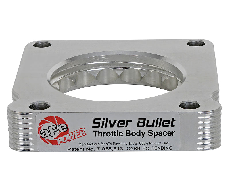 Load image into Gallery viewer, aFe 01-16 Nissan Patrol (Y61) L6-4.8L Silver Bullet Throttle Body Spacer
